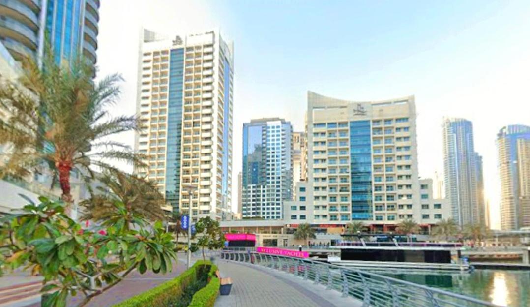 Full Sea View With Balcony - Studio Apartment - 10 Min To Jbr - Дубай Экстерьер фото