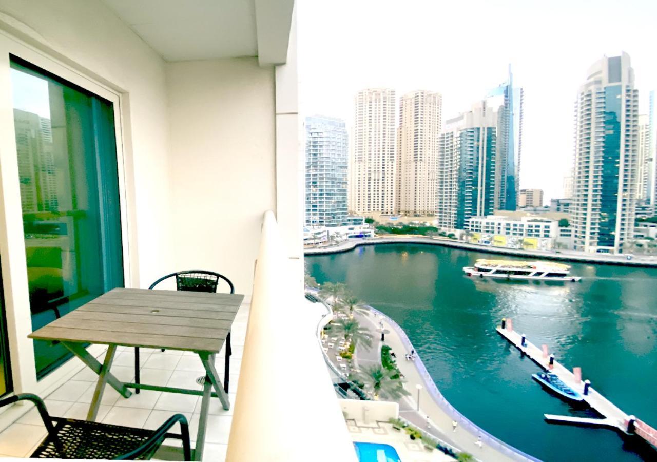 Full Sea View With Balcony - Studio Apartment - 10 Min To Jbr - Дубай Экстерьер фото